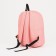 Youth backpack on lightning from textiles, external pocket, pink color