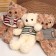 Soft toy "Bear", 31 cm, Mix colors