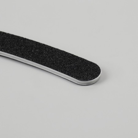 File - emery, abrasiveness 100/180, 18 cm, packing 20 pcs, black color-2