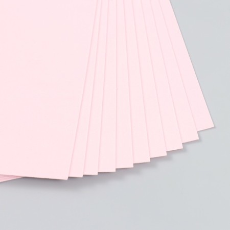 Foamiran 1 mm, 20x30 cm (set 10 sheets) BK027 Dusty rose-1