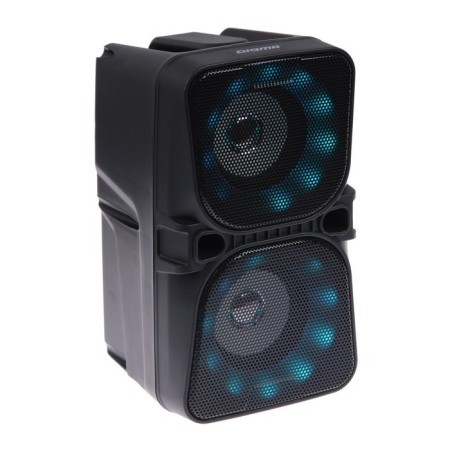 Digma D-PS1505 portable column, backlight, 20W, BT, Microsd, USB, AUX, FM, 1200mach, black
