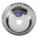 Kitchen sink Mixline 528184, mortise, thickness 0.6 mm, 51x51x17 cm, issue. 3 1/2 ", with Siphon