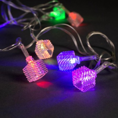 Garland “thread” 5 m with nozzles “melting cubes”, ip20, transparent thread, 20 LED, glow of multi (RG/RB), blinking, 220 V-8