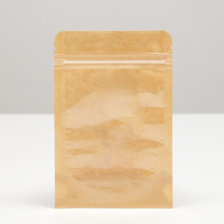 ZIP-Lock package Craft with a transparent wall of 10 x 15 + 3 cm-2