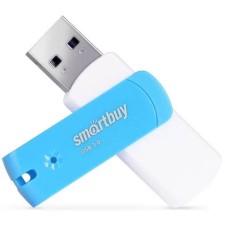 Flash drive SMARTBUY 128GBDB-3, 128 GB, USB3.0, Thu up to 75 MB/s, PBU up to 15 Mb/s, blue