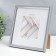 Photo frame Plastic "Mira" 20x20 cm silver (plastic screen)