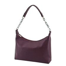 Women's bag B2809-07110, burgundy color, artificial leather, 27x9x16 cm