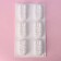 Form for mousse desserts and baking are “Love”, 29.5 × 17 × 3.5 cm, 6 cells (8 × 5 cm), white color