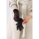 Gloves are female, dimensionless, without insulation, brown color