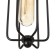 Lamp Bayerlux 2099/1bk E27 40W Black 6x6x18-118 cm