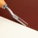 French -type beveler, for skin, 15.4 cm, hole 5.8 mm