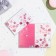Birthday card!" Flowers on a white background, embossing, congruff, A4