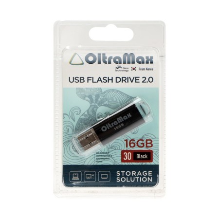 OLTRAMAX 30, 16 GB, USB2.0 flash drive, Thu up to 15 MB/s, PLO up to 8 Mb/s, black-2