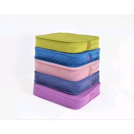 Mobile pillow “Moby”, size 50 × 50 cm, green, velor-3