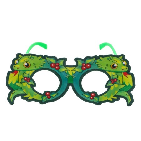 Carnival glasses "snake", green color-4