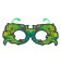 Carnival glasses "snake", green color