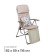Swess chair, mattress + pillow, sand color