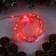 Garland "thread" 10 m dew, IP44, copper thread, 100 LED, red glow, flicker, 220 V