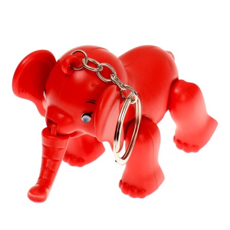 Developing toy "elephant" light on a keychain, color mix