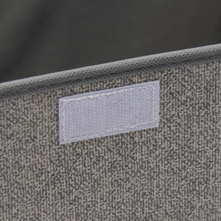 Stelly box for storage with a lid "Ronda", 38 × 24 × 24 cm, color gray color-6