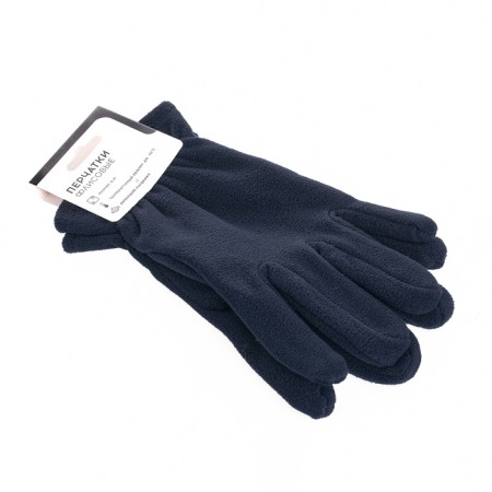 Gloves fleece, blue color, size L-XL-8