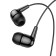 Hoco M97 headphones, wired, vacuum, microphone, 1.2 m, black
