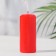 Candle - cylinder, 4x9 cm, 11 hours, 90 g, red