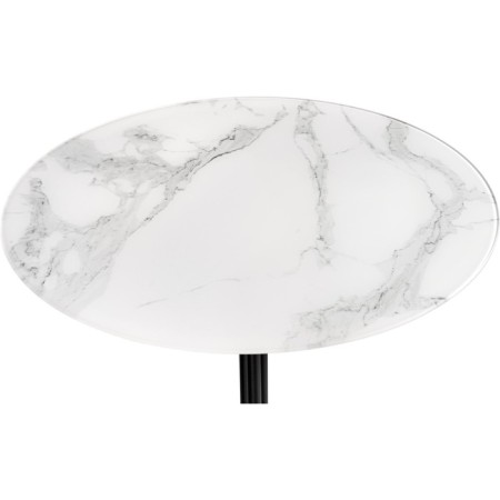 Cuts set Ruscus white marble/gray marble/Galifax metal, black 52x52x58.2 cm-5