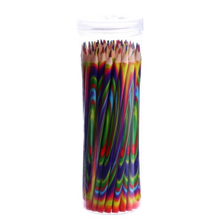 Pencil multicolored, sharpened-6