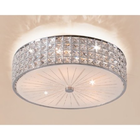 Chandelier "Portal", 5x60W E14, chrome 41x41x15 cm