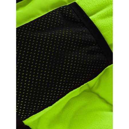 Ski costume for a boy, height 134 cm, green color-11