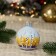 Ball "Snow Winter 1", 65 mm., In gift packaging