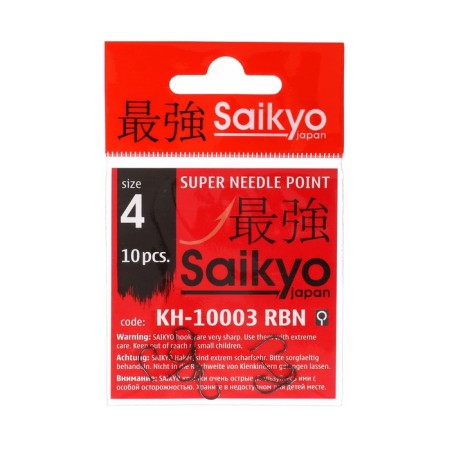 Hooks Saikyo KH-10003 Tanago BN No. 4, 10 pcs