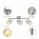 LESE 7027-703 3 x E14 40W lamp