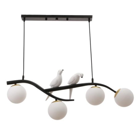 Chandelier 1076/4bk e27 60W black 85x15x90 cm
