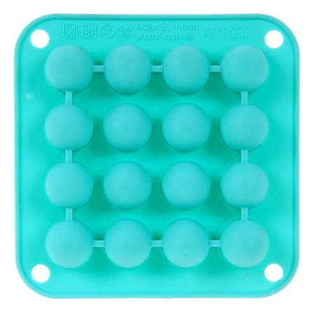 Silicone form "balls" 16 pcs., 1.5 cm-2