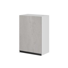 Cabinet hinged with 1 door suite 500x300x720 white/light concrete/anthracite