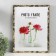 Photo frame Plastic 30x40 cm "Marmoter with a gold frame" 32x42 cm