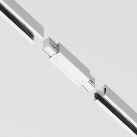 Direct Connector for the Technical Trac-31W overhead track system, 16.6x3.2x3.2 cm, white color-3