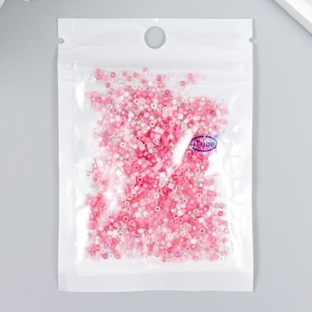 Glass beads 12/0 "mother-of-pink assorted" 10 g-2