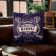 Pillowcase of decorative Ethel "Real Man" 40x40 cm, velor, 100% p/e