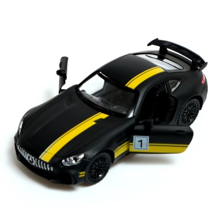 Metal Race machine, 1:32, inertia, light and sound, black color-3