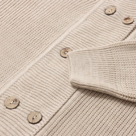 Jumper female minku: casual collection beige color, river 52-8