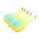 Yaman foam fish with silicone insert, 135 mm, color 26 UV, 5 pcs.