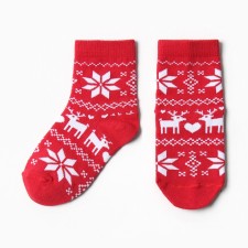 Noski children, red color, size 16-18