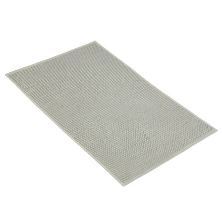 Bathroom mat textured Essential, size 50x80 cm, light gray color-1