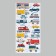 Interior color sticker "City transport" 30x60 cm