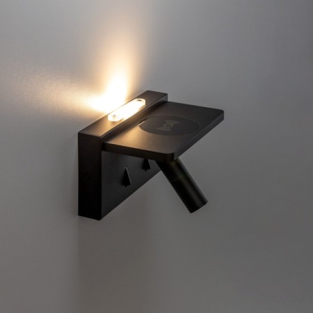 Sconces with the Citilux "Descart" CL704371 18.5x10 cm, 2x3W, LED, Black Color Black-16