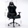 Playing armchair Brabix Hunter GM-130, two pillows, eco-leather, black