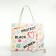 Women's bag with lightning, white color